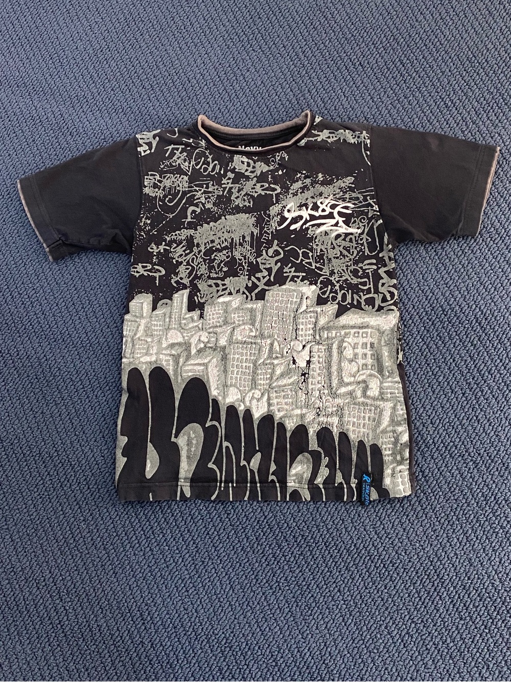 Y2k/Skater Graffiti Graphic Tee Shirt